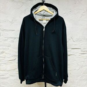 Vintage Muleskins Hoodie Blank Thermal Lined Full Zip Jacket 90s Work XLT Tall